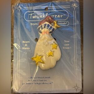 Vintage Boyds Bears and Friends Santa with beard pin